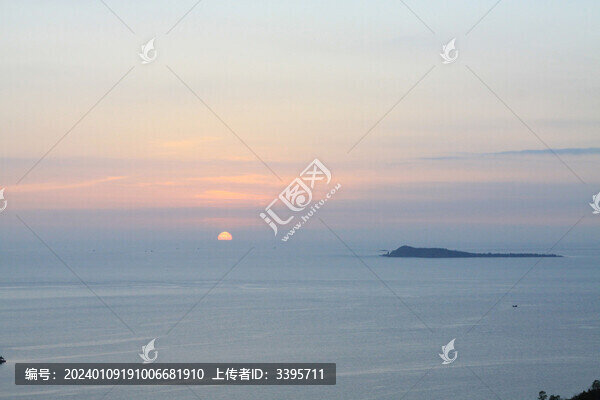 海邊落日