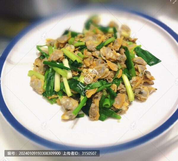 蔥爆蜆子肉