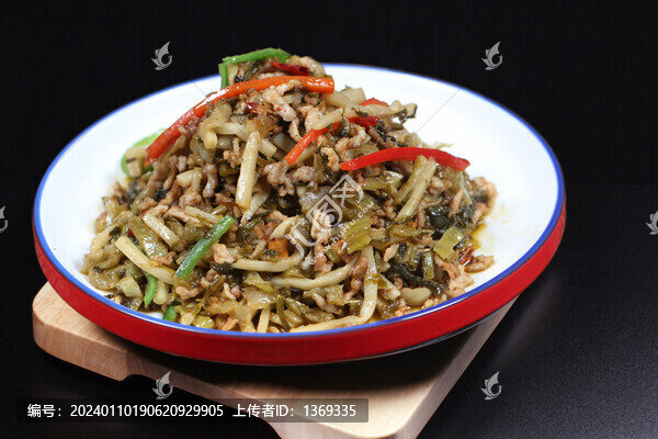 酸菜炒肉絲