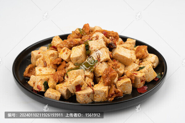 豆腐燒油渣