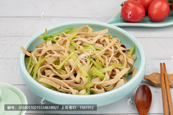西芹炒干絲