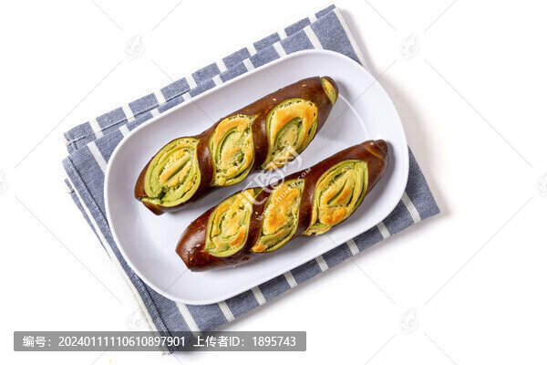 抹茶奶酥堿水棒