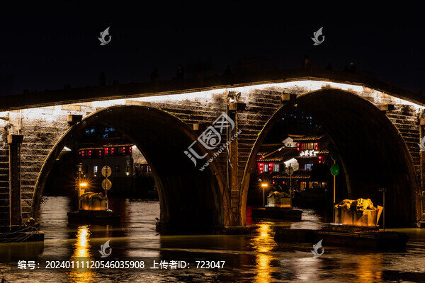 杭州拱宸橋夜色