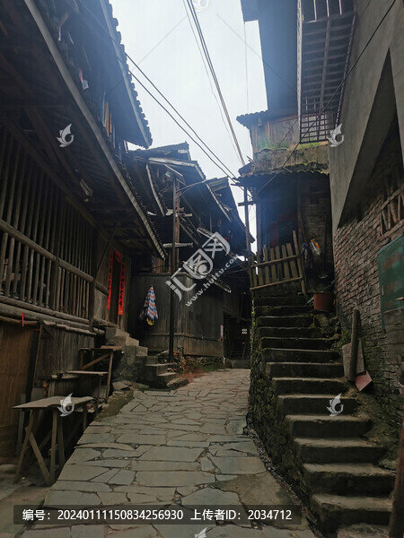 程陽八寨里面的小街道
