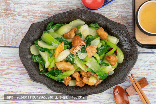 油渣雞毛菜