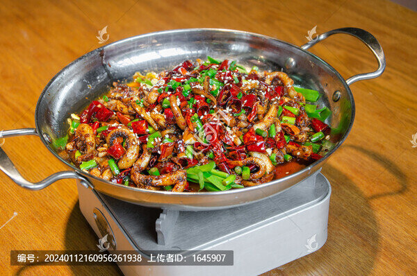 干鍋魷魚須
