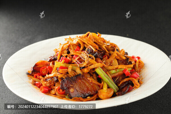 筍干炒臘肉