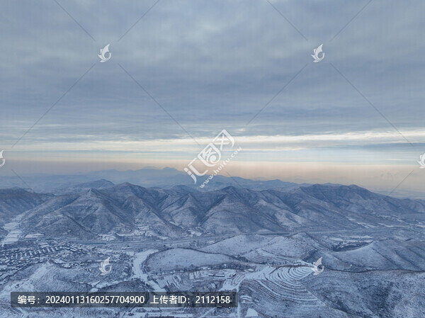 太行山雪霧