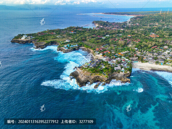 巴厘島海島風(fēng)光航拍