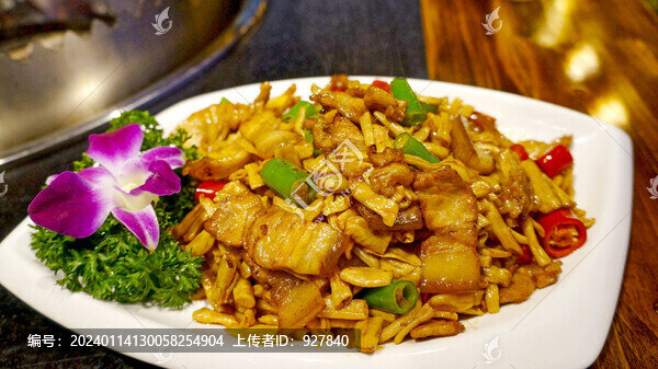 回鍋肉炒干豆角