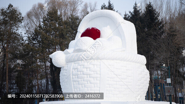 太陽(yáng)島雪博會(huì)精美雪雕