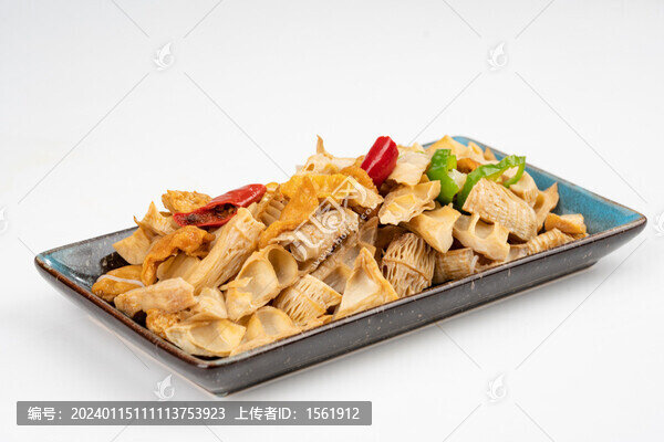 豬油渣炒竹筍