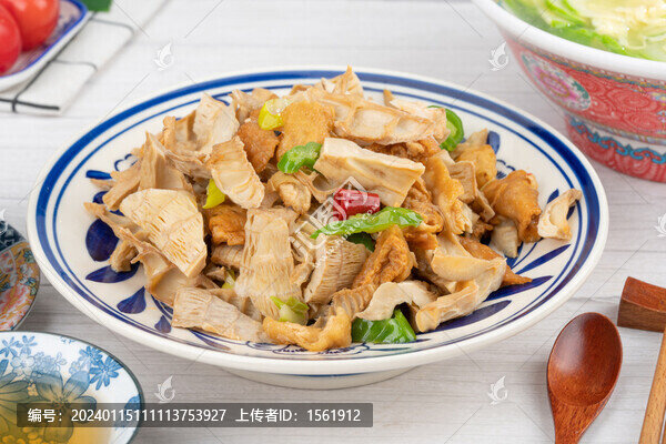 豬油渣炒竹筍