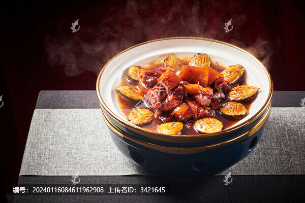 鮑魚紅燒肉