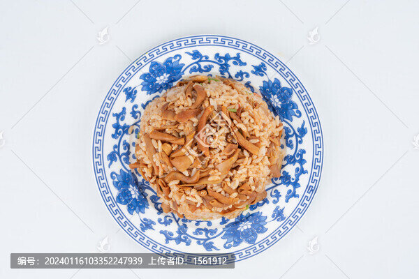 鐵板鴨腸炒飯