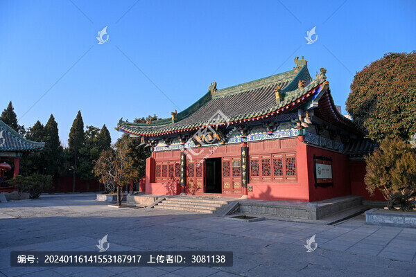 中國開封包公祠包公湖景區(qū)建筑