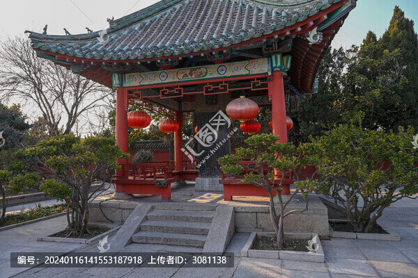中國(guó)開(kāi)封包公祠包公湖景區(qū)建筑