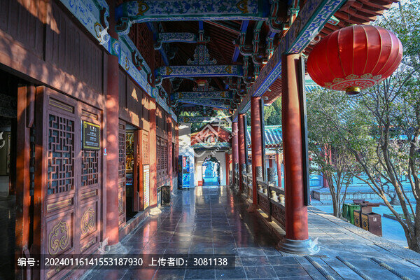 中國開封包公祠包公湖景區(qū)建筑