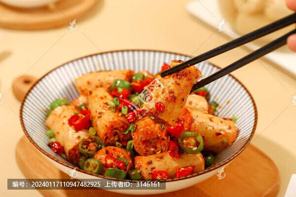 涼拌素豆腸