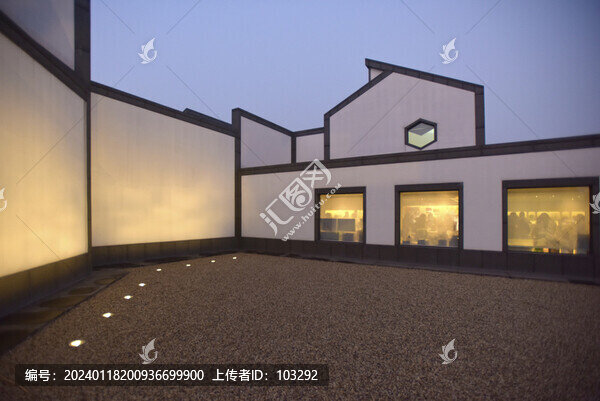 蘇州博物館的建筑一角