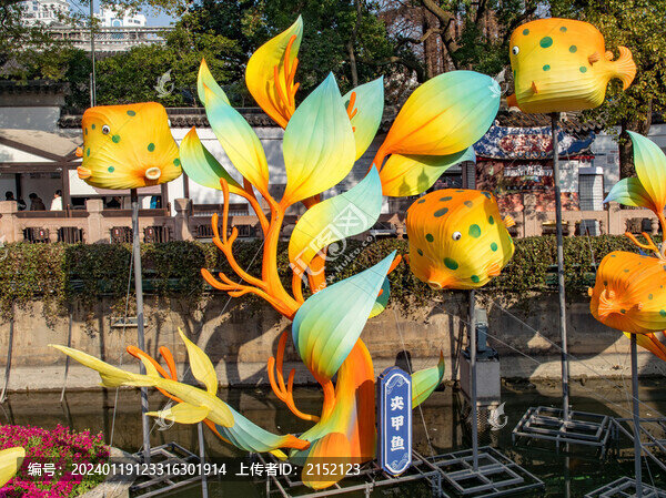 豫園龍年花燈夾甲魚
