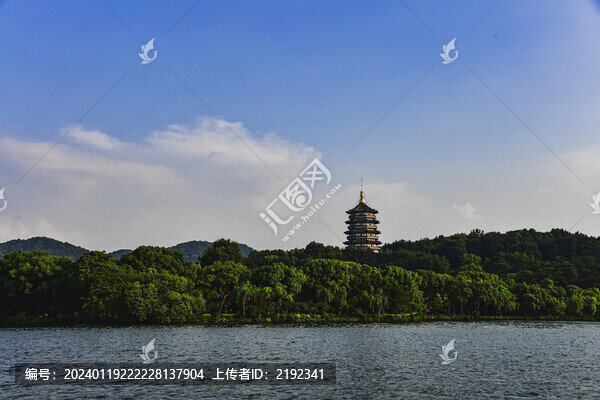 杭州西湖十景之雷峰夕照