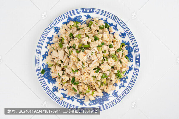 小蔥豆腐炒蝦皮