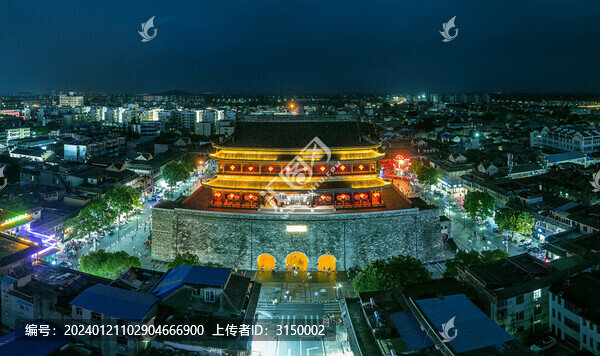 明中都鼓樓夜景