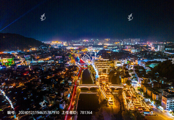 長汀夜景