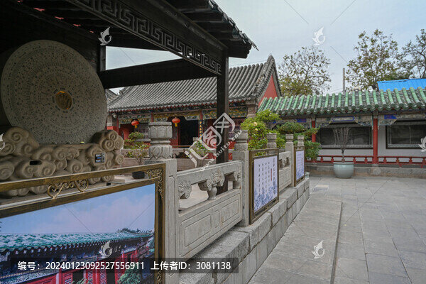 中國開封延慶觀景區(qū)玉皇閣建筑