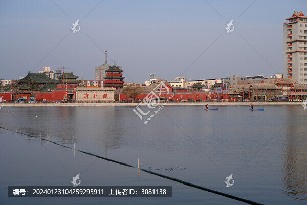 中國開封包公湖開封府建筑風(fēng)景