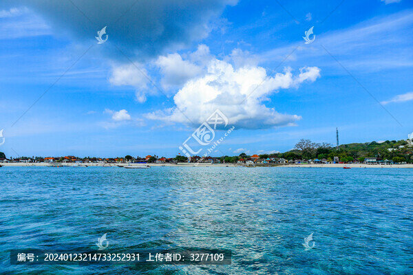 印尼巴厘島海島自然風光