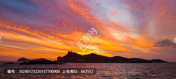漁山暮色