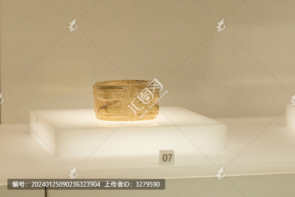 杭州博物院良渚文化玉器展示玉琮