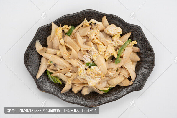 杏鮑菇炒雞蛋