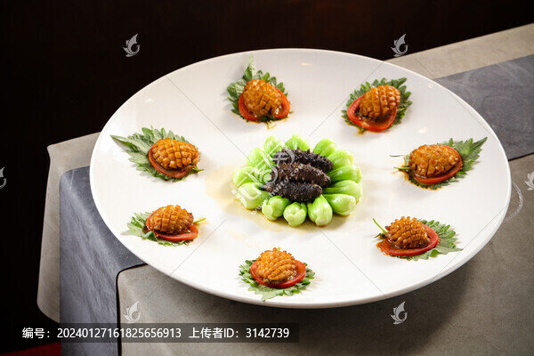 鮑魚烤海參