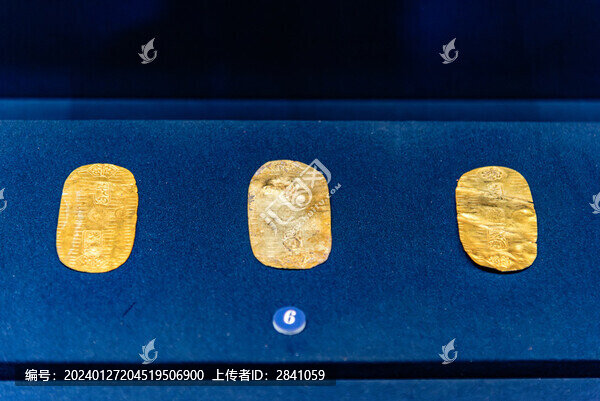 國家海洋博物館的明代三兩金葉