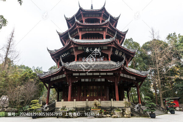 成都杜甫草堂萬佛樓