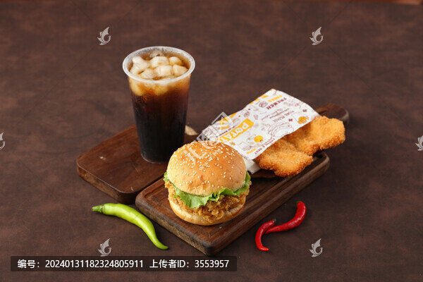 漢堡雞排可樂