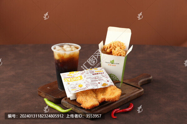 炸雞排套餐