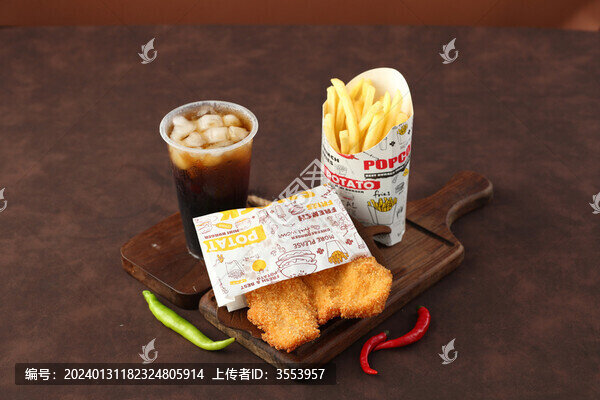 炸雞排套餐