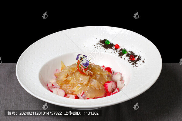 紅櫻蘿卜泡海蜇