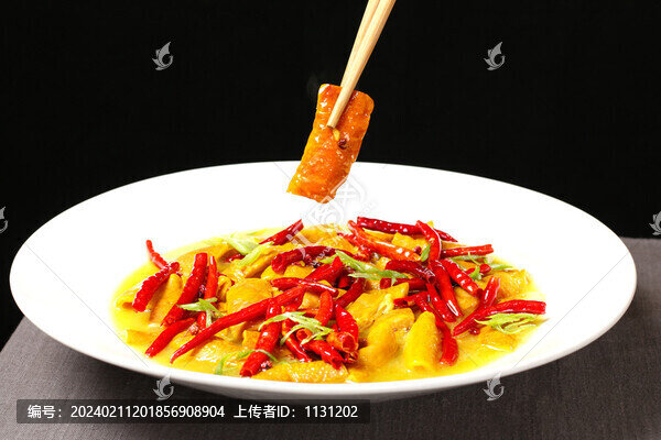 椒麻鹵水大腸