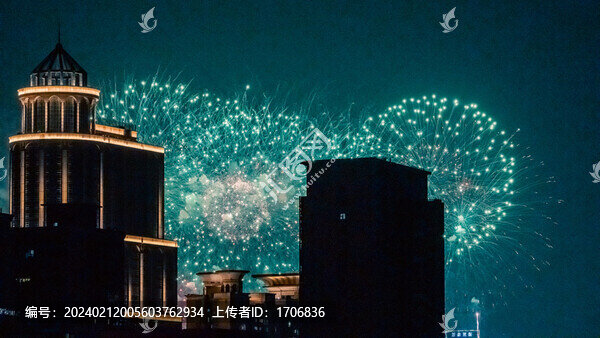 廣州白鵝潭春節(jié)煙花