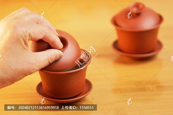 紫沙茶碗