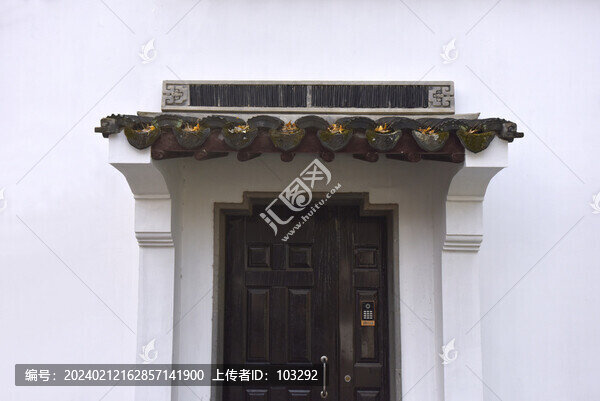 傳統(tǒng)風(fēng)格的門頭建筑