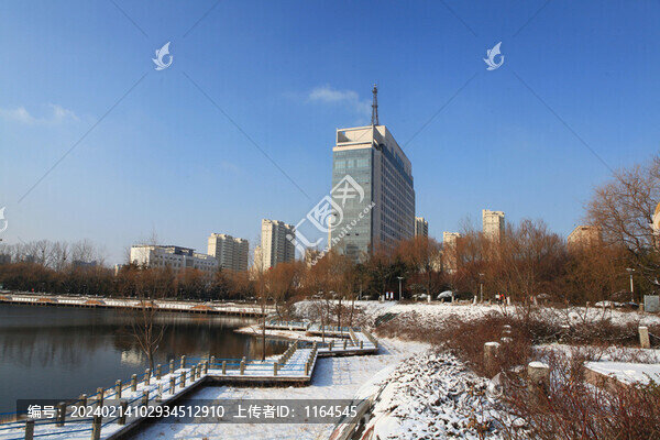 日照雪景
