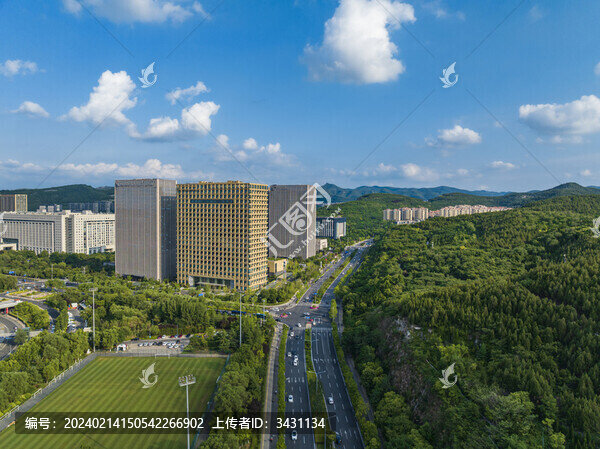 山東濟南城市航拍