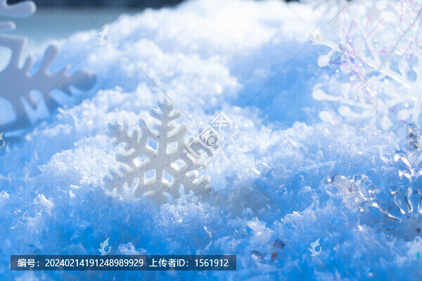 雪花雪景