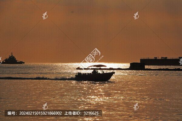 海邊落日